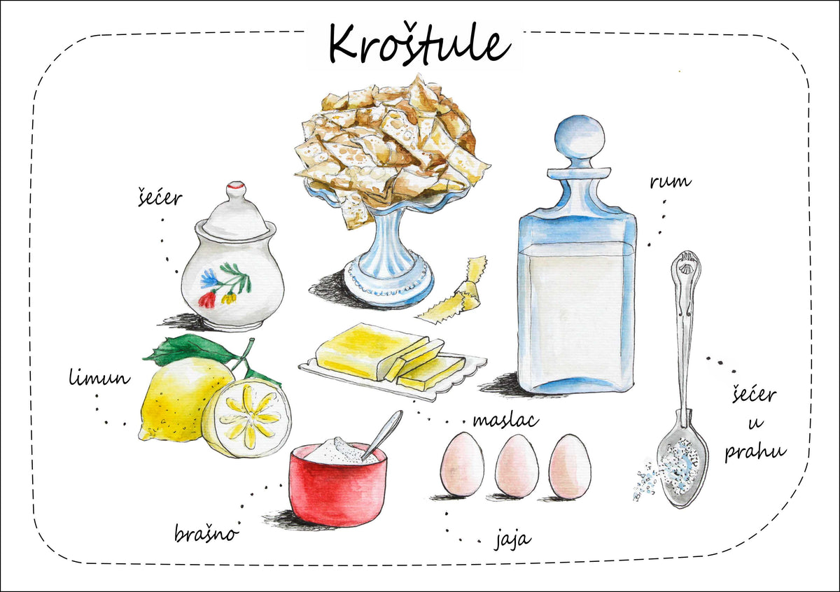 Kroštule – Hrvatska kulinarska razglednica