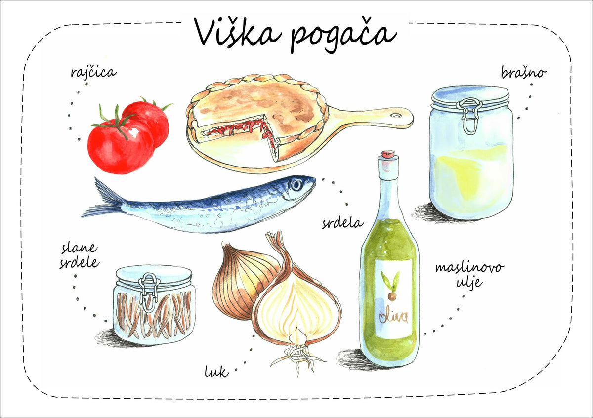 Viška pogača – Hrvatska kulinarska razglednica