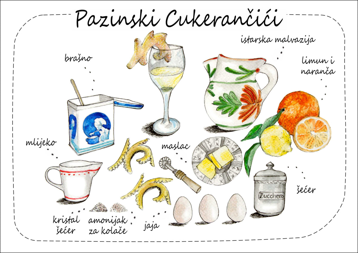 Pazinski cukerančić – Hrvatska kulinarska razglednica